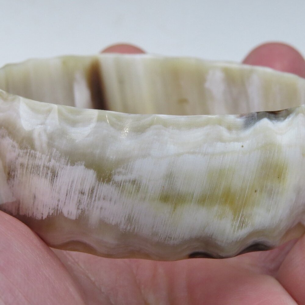 $230 Ethically Sourced Natural Buffalo Horn Jewelry Horn Cuff Bangle Bracelet